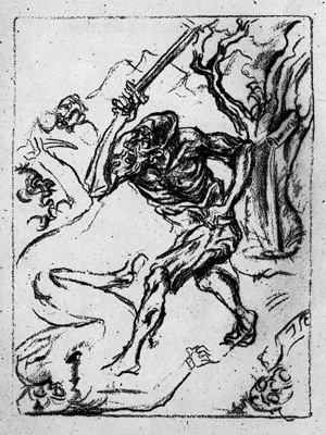 Lot 3331, Auction  128, Perez, Jizchok-Leib und Steinhardt, Jakob, Gleichnisse (Illustr.: J. Steinhardt)