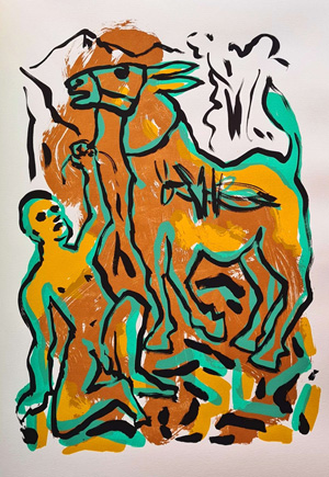 Los 3337 - Theodorakis, Mikis und Penck, A. R. - Das Meer, der lioebe Gott und das Muli - 4 - thumb