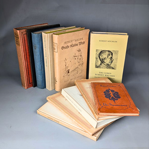Lot 3356, Auction  128, Walser, Robert, 5 Erstausgaben und weitere frühe Ausgaben des Autors, zus. 15 Bände. 