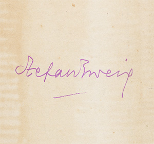 Lot 3363, Auction  128, Zweig, Stefan, Letter from an unknown woman (signiert)