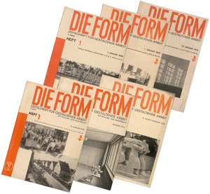 Lot 3372, Auction  128, Form, Die und Lissitzky, El, Zeitschrift für gestaltende Arbeit
