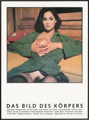 Lot 3390, Auction  128, Rheims, Bettina, Das Bild des Körpers. Ausstellungsplakat