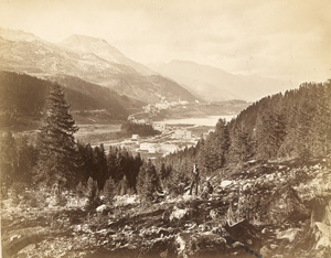 Lot 4020, Auction  128, Braun, Adolphe, St. Moritz from the Johannisberg