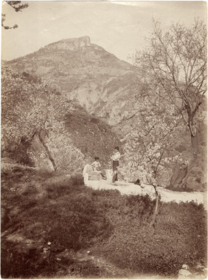 Lot 4044, Auction  128, Gloeden, Wilhelm von, Almond trees in blossom at Monte Ziretto, Taormina