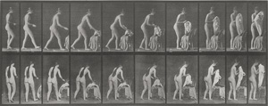 Lot 4070, Auction  128, Muybridge, Eadweard, Movements, Female, Toilet; preparing to put on clothing