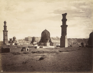 Lot 4073, Auction  128, Naya & Schoefft, Vue générale des tombeaux des Mameluks, Cairo