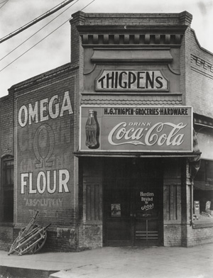 Lot 4138, Auction  128, Evans, Walker, Corner Store, Marion, Alabama