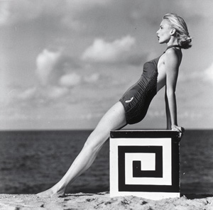 Lot 4165, Auction  128, Gundlach, F.C., Christa Vogel im Goldfisch Badeanzug, Sylt