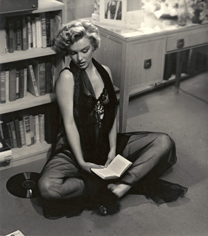Lot 4169, Auction  128, Halsman, Philippe, Marilyn Monroe reading