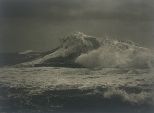 Lot 4233, Auction  128, Schensky, Franz, Sea view with wave; Helgoland in rough seas
