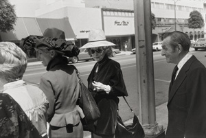 Lot 4266, Auction  128, Winogrand, Garry, Beverly Hills, California from the series 'Women are Better Than Men. Not Only Have They Survived, They Do Prevail'