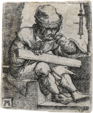 Lot 5006, Auction  128, Altdorfer, Albrecht, Der sitzende Zimmermann