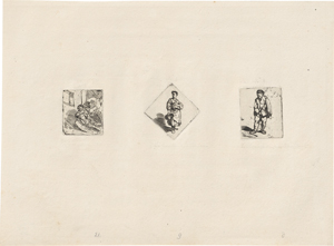 Lot 5015, Auction  128, Bega, Cornelis, Die Familie; Die Frau mit dem Krug; Der Mann mit dem kurzen Mantel, stehend. 