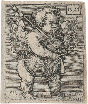 Lot 5018, Auction  128, Beham, Barthel, Der Genius mit der Sackpfeife