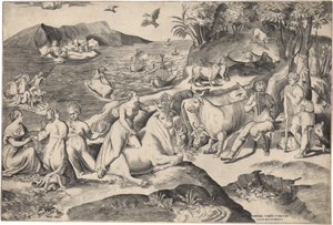Lot 5036, Auction  128, Bonasone, Giulio, Der Raub der Europa