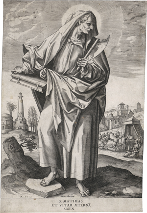 Los 5051 - Collaert, Adriaen - Christus, die Jungfrau und die zwölf Apostel - 1 - thumb