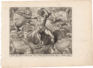Lot 5052, Auction  128, Collaert, Adriaen, Die vier Elemente: Erde, Wasser, Luft, Feuer