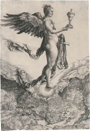 Lot 5072, Auction  128, Dürer, Albrecht, Die Nemesis oder: Das große Glück