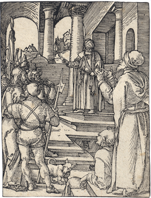 Lot 5083, Auction  128, Dürer, Albrecht, Christus vor Pilatus