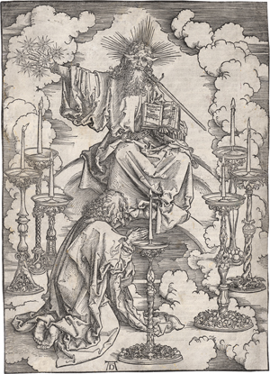 Lot 5086, Auction  128, Dürer, Albrecht, Johannes erblickt die sieben Leuchter