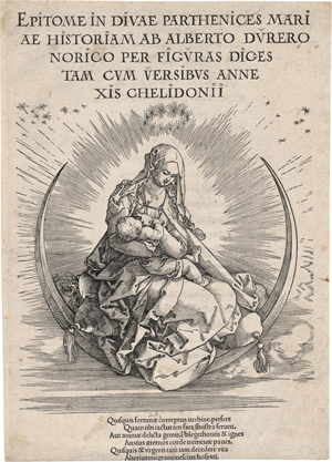 Lot 5092, Auction  128, Dürer, Albrecht, Die Jungfrau auf der Mondsichel