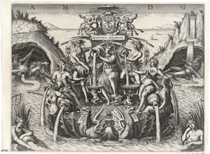 Lot 5127, Auction  128, Greuter, Matthäus, Allegorie auf den Borghesebrunnen in Rom