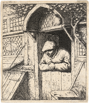 Lot 5157, Auction  128, Ostade, Adriaen van, Der Bauer in der Haustür