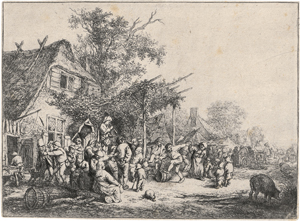 Lot 5164, Auction  128, Ostade, Adriaen van, Der Tanz unter der Laube