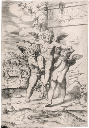 Lot 5168, Auction  128, Parmigianino, Francesco - nach, Drei Amoretten