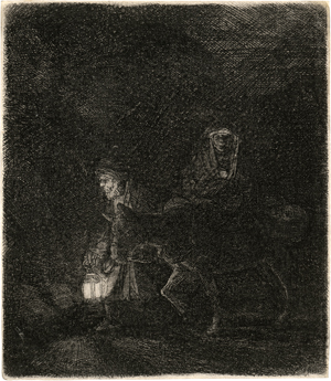 Lot 5176, Auction  128, Rembrandt Harmensz. van Rijn, Die Flucht nach Ägypten, Nachtstück