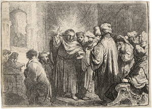 Lot 5177, Auction  128, Rembrandt Harmensz. van Rijn, Der Zinsgroschen