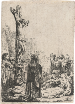 Lot 5178, Auction  128, Rembrandt Harmensz. van Rijn, Christus am Kreuze (kleine Platte)