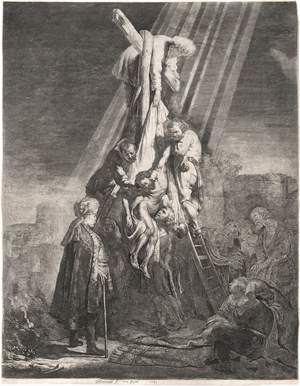Lot 5179, Auction  128, Rembrandt Harmensz. van Rijn, Die Große Kreuzabnahme