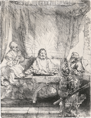 Lot 5180, Auction  128, Rembrandt Harmensz. van Rijn, Christus in Emmaus