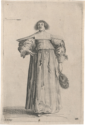 Los 5205 - Savery, Salomon - Vier stehende Frauen in barocker Kleidung - 1 - thumb
