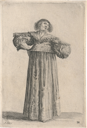 Los 5205 - Savery, Salomon - Vier stehende Frauen in barocker Kleidung - 2 - thumb