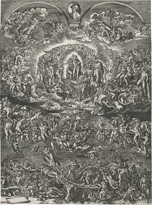 Lot 5223, Auction  128, Wierix, Johannes, Das jüngste Gericht
