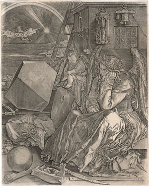 Lot 5225, Auction  128, Wierix, Johannes, Die Melancholie (Melencolia I.)