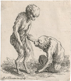 Lot 5239, Auction  128, Ghezzi, Pier Leone, Zwei Singerie Karikaturen