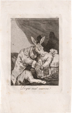 Lot 5241, Auction  128, Goya, Francisco de, De que mal morira?