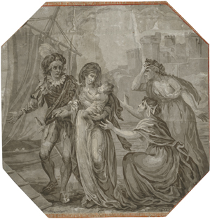Lot 5261, Auction  128, Papierantiquitäten, 18. Jh. Zwei Illustrationen aus der älteren Geschichte