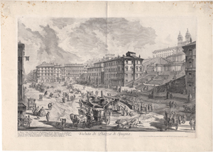 Lot 5266, Auction  128, Piranesi, Giovanni Battista, Veduta di Piazza di Spagna