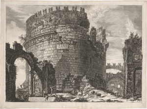 Lot 5269, Auction  128, Piranesi, Giovanni Battista, Sepolcro di Cecilia Metella