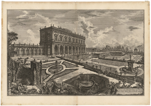 Lot 5271, Auction  128, Piranesi, Giovanni Battista, Veduta della Villa dell'Emo Sig. Card. Alessandro Albani fuori di Porta Salaria