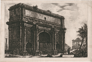 Lot 5273, Auction  128, Piranesi, Giovanni Battista, Veduta dell'Arco di Settimo Severo