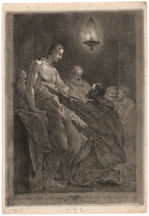 Lot 5281, Auction  128, Rode, Christian Bernhard, Christus und der ungläubige Thomas