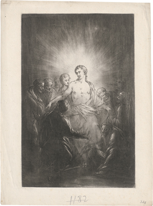 Lot 5283, Auction  128, Rode, Johann Heinrich - zugeschrieben, Der Heiland erscheint seinen Jüngern 