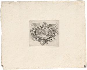 Lot 5284, Auction  128, Schmidt, Georg Friedrich, Verworfene Vignette, zu 'Mémoires de Brandebourg'