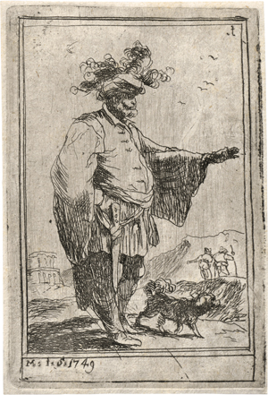 Lot 5285, Auction  128, Schmidt, Martin Johann, Orientale mit Hund