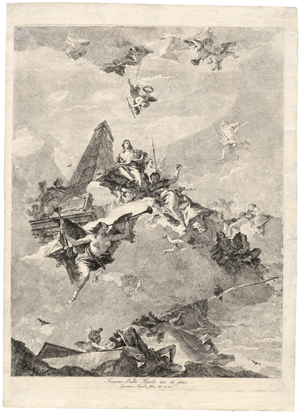 Lot 5293, Auction  128, Tiepolo, Lorenzo Baldissera, Die Glorie der Helden
